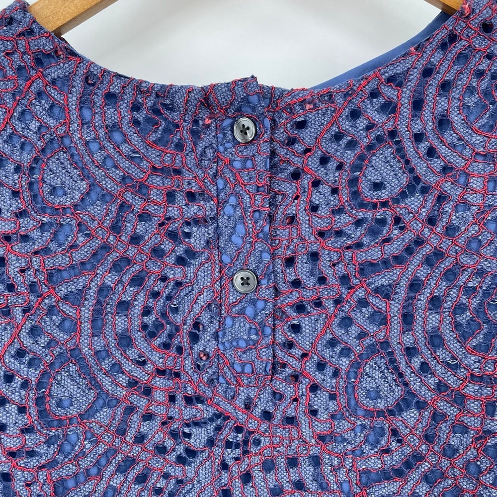 Banana Republic Lace Top Women's Medium Long Sleeve Professional Career Office - Picture 5 of 7